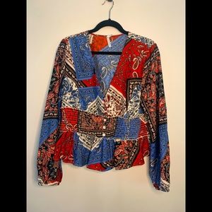 Paisley Patchwork Blouse